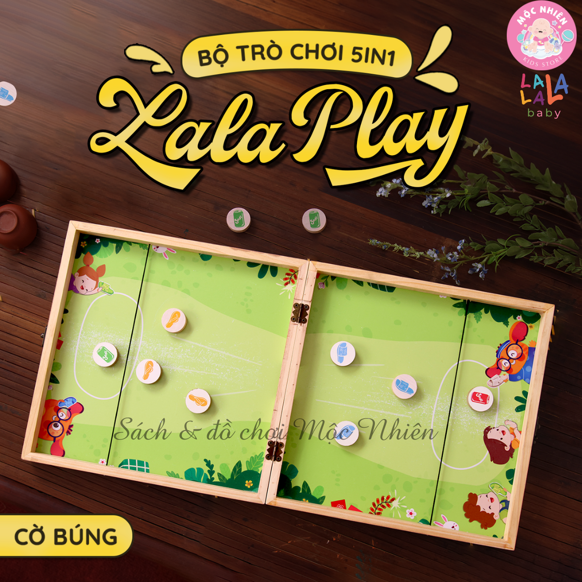 Đồ Chơi Board Game 5in1 Lalaplay - Trò Chơi Dân Gian Tết 2024 - Lalala baby