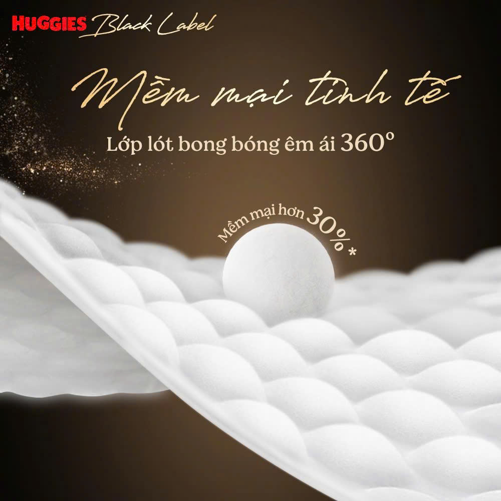 Tã/ Bỉm QUẦN Huggies Black Label siêu cao cấp cho bé size XL28 miếng
