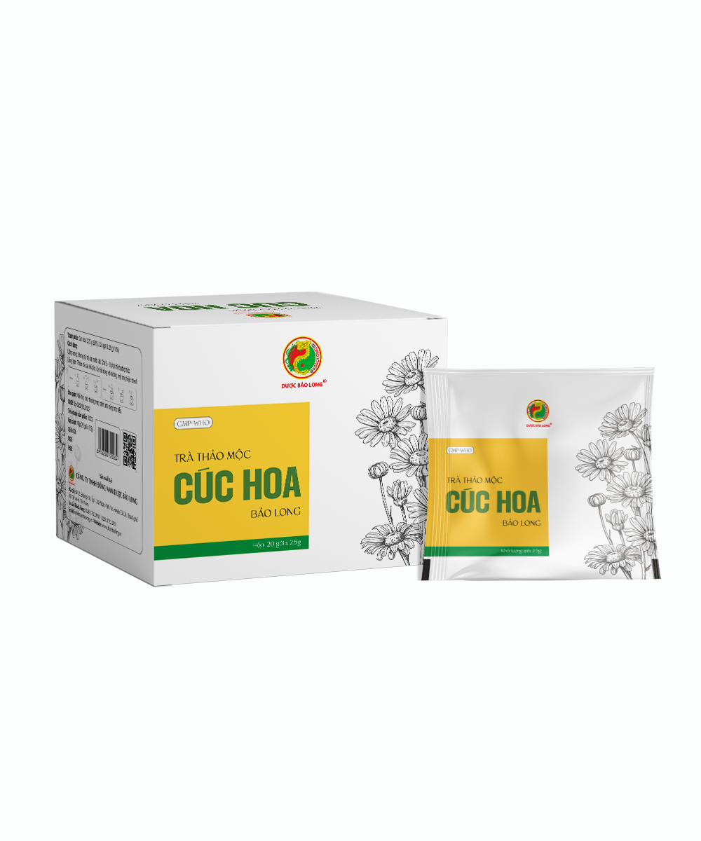Trà Thảo Mộc Cúc Hoa - Bảo Long - Hàng Chính Hãng