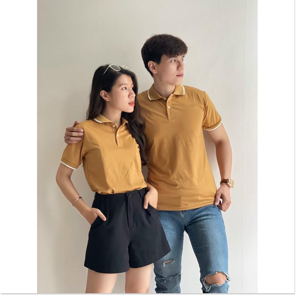ÁO THUN CỔ TRỤ CẶP ĐÔI