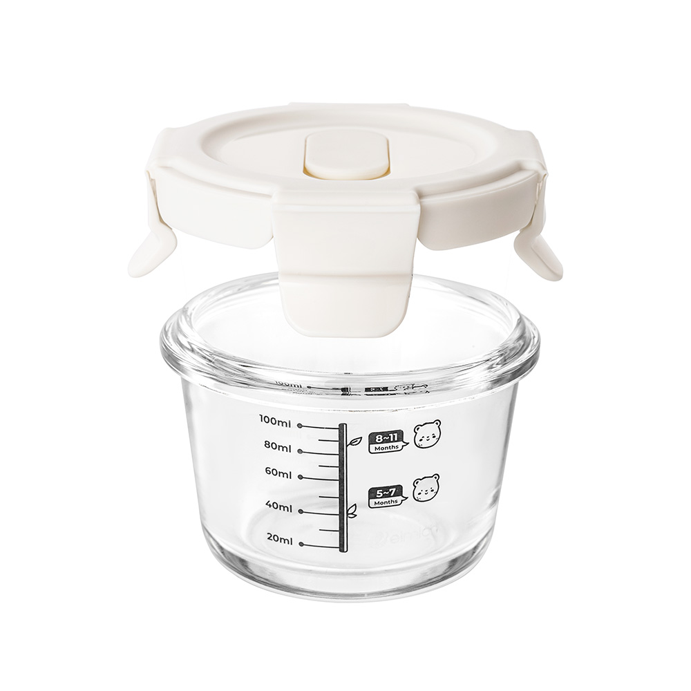 Bộ 3 Hộp Thủy Tinh Bảo Quản Thực Phẩm Cho Bé Elmich BabyCare EL0006 EL0027, Hàng Chính Hãng -JoyMall