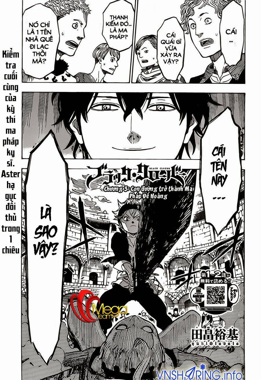 black clover - pháp sư không phép thuật chapter 3 1