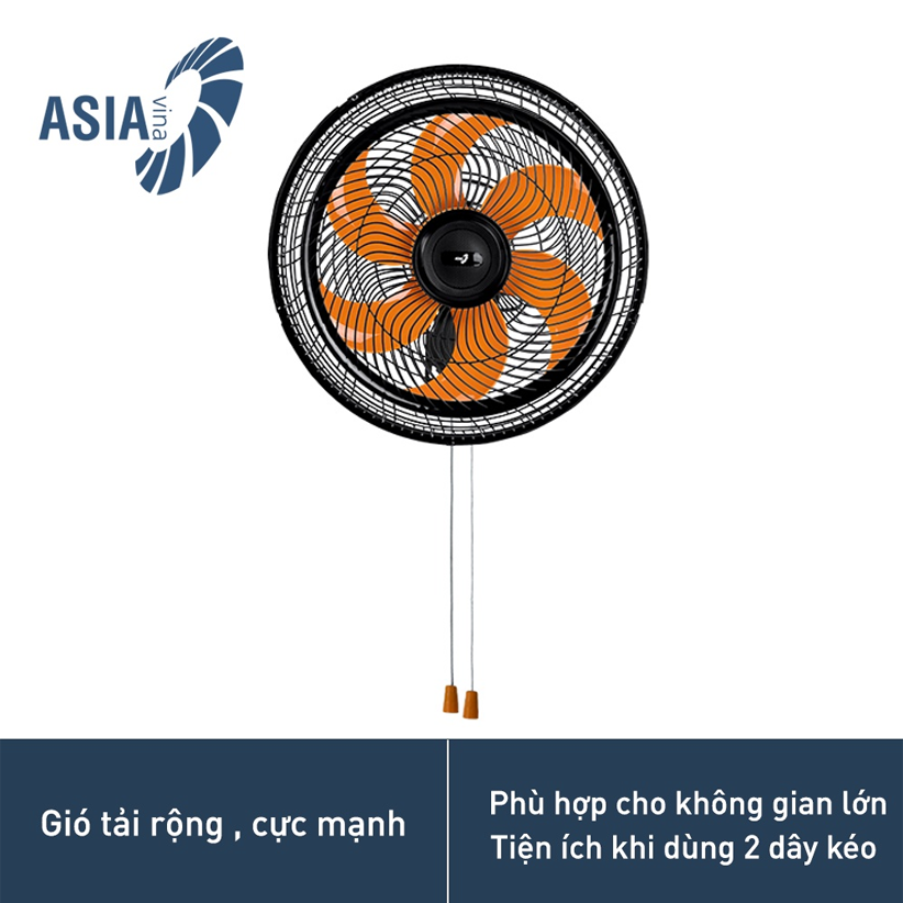 Quạt treo tường Asia vina TURBO 80W VY637890 - Hàng chính hãng