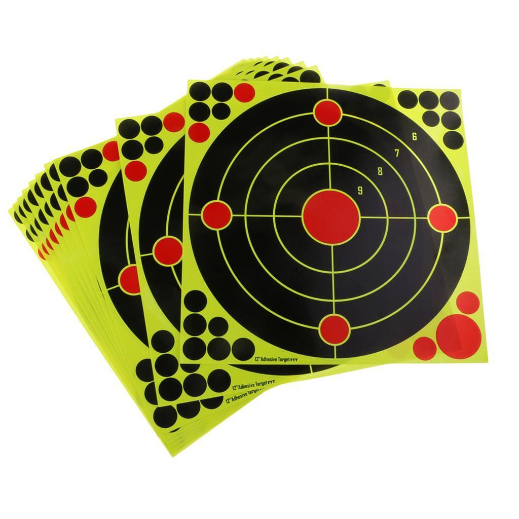 20pcs Reactive Self Adhesive Shooting Targets Stickers