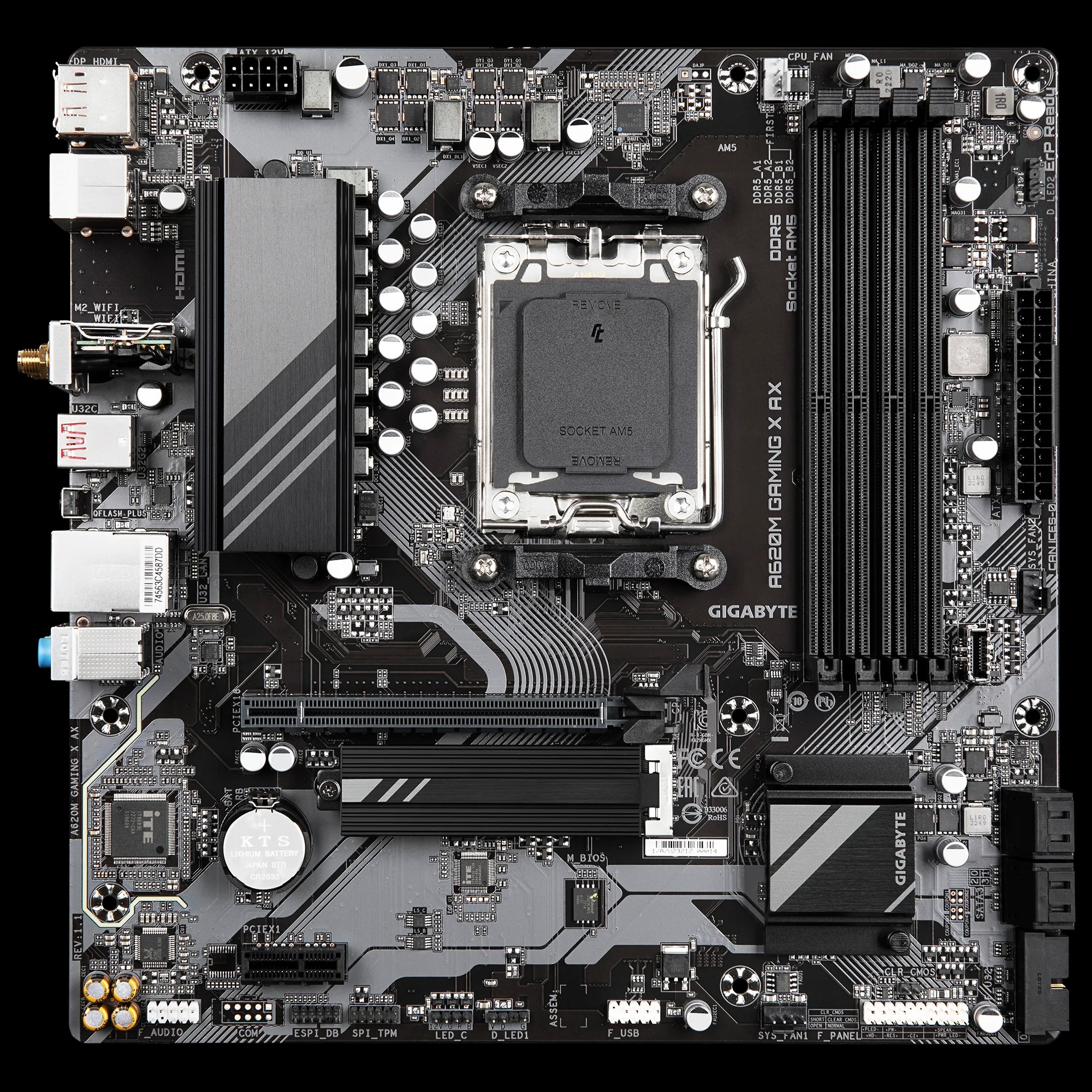 Mainboard Gigabyte A620M GAMING X AX Socket AM5 - Hàng Chính Hãng