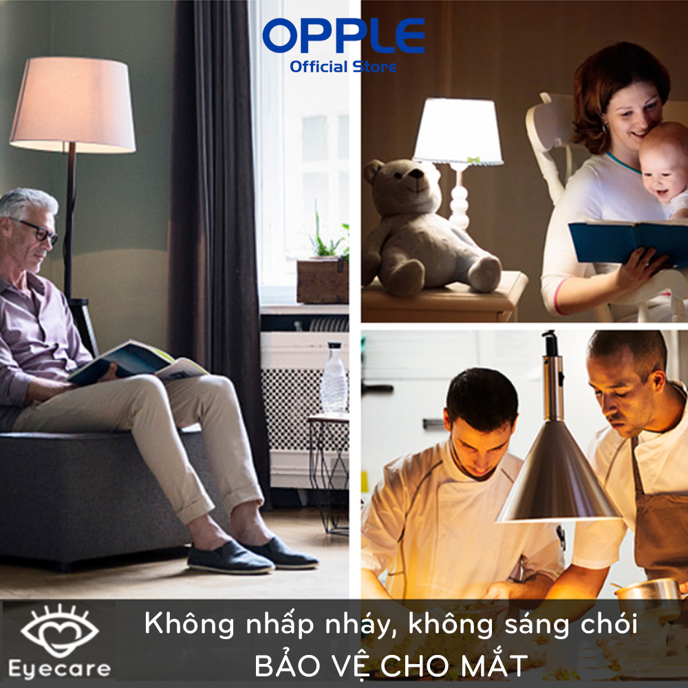 Bóng Đèn OPPLE LED Bulb Eco Save G45 E27 3W Ánh Sáng Vàng 3000K - Sáng Hơn Theo Cách Tiết Kiệm Hơn