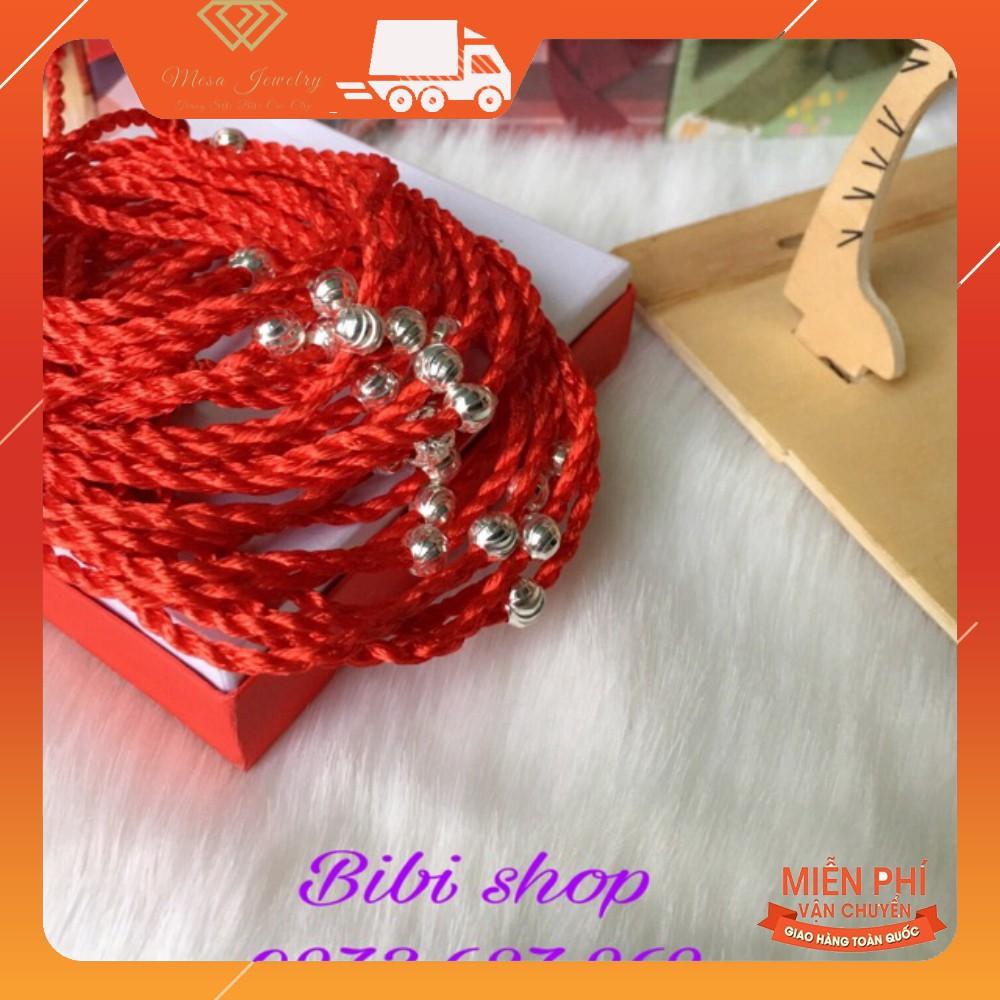 Chỉ đỏ may mắn mic bi