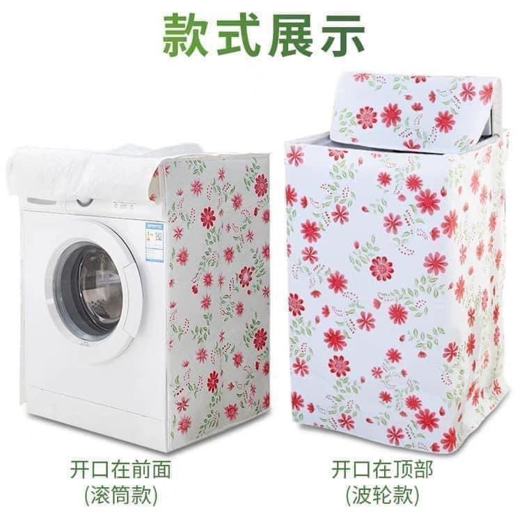 Bọc Máy Giặt Chống Thấm Cao Cấp Hàng Đẹp Chất Liệu Satin