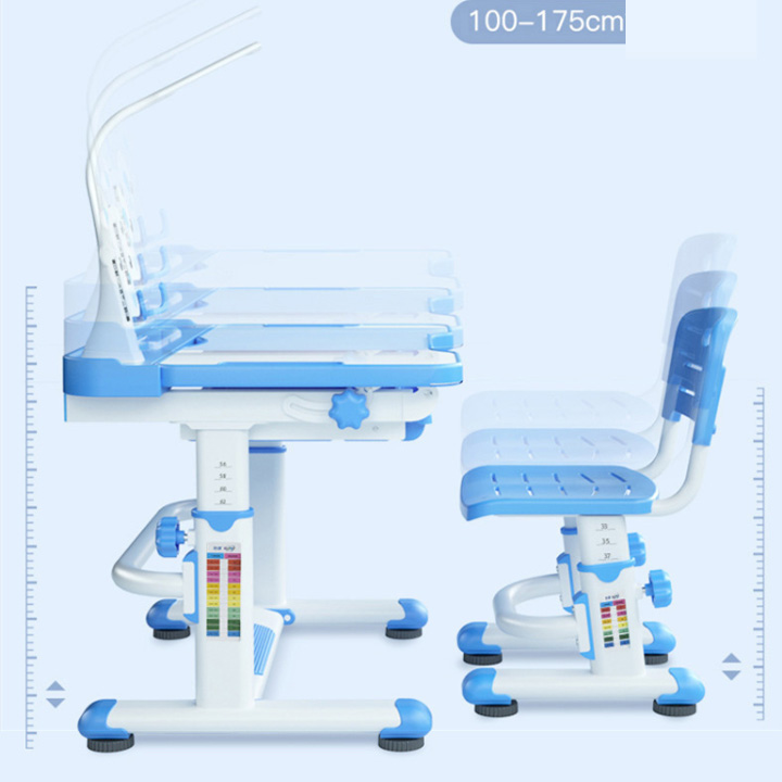 Bàn ghế học sinh chống gù chống cận có đèn kỹ thuật số BAH057