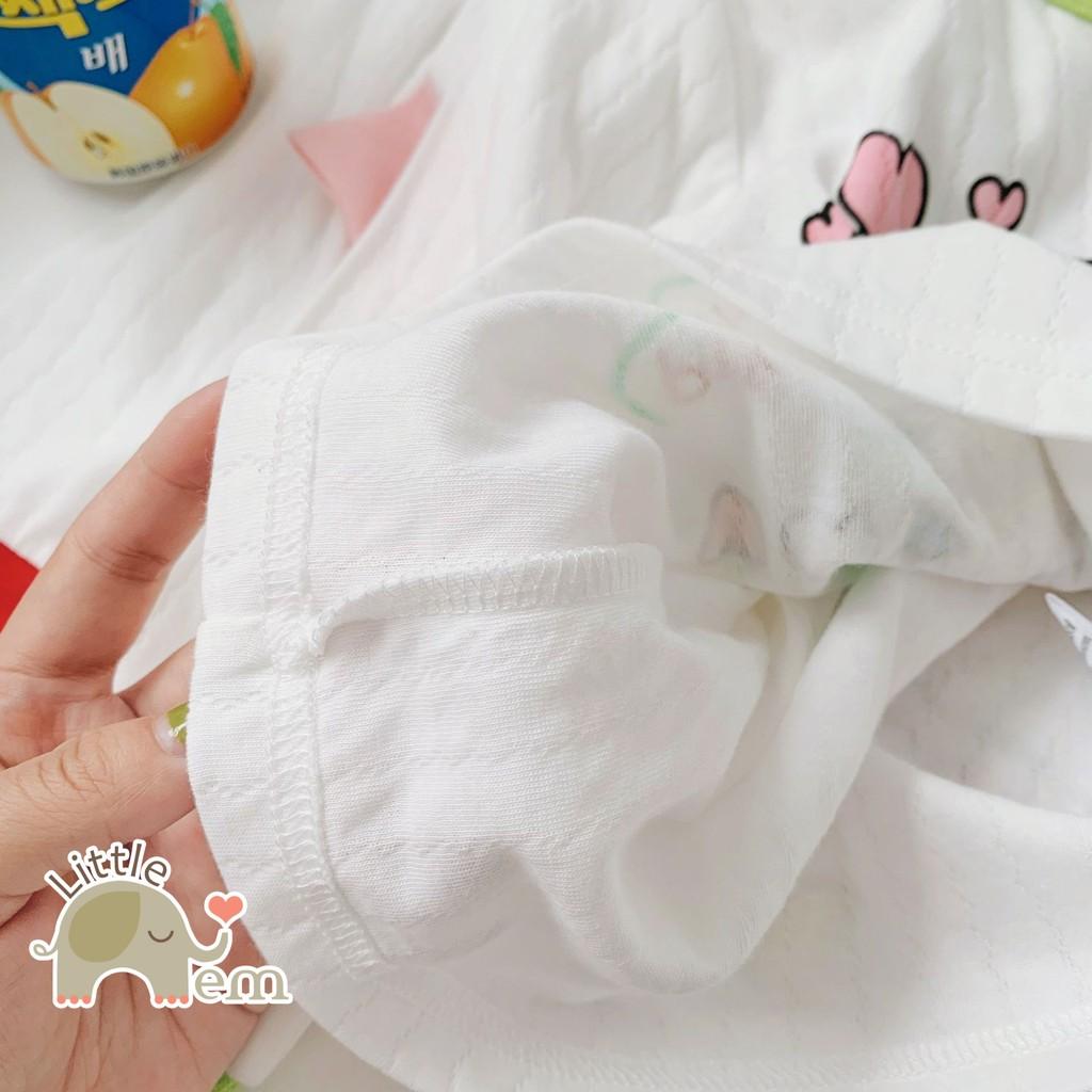 Bộ đồ bé trai/ bé gái Cotton xuất Nhật dài tay _ One piece