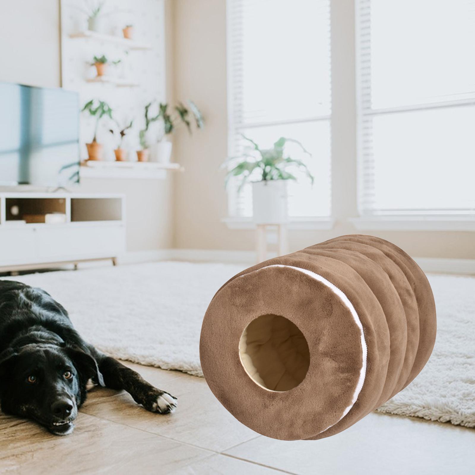 Cave House Semi Enclosed Small Dog Bed Breathable Cat Beds for Indoor Cats