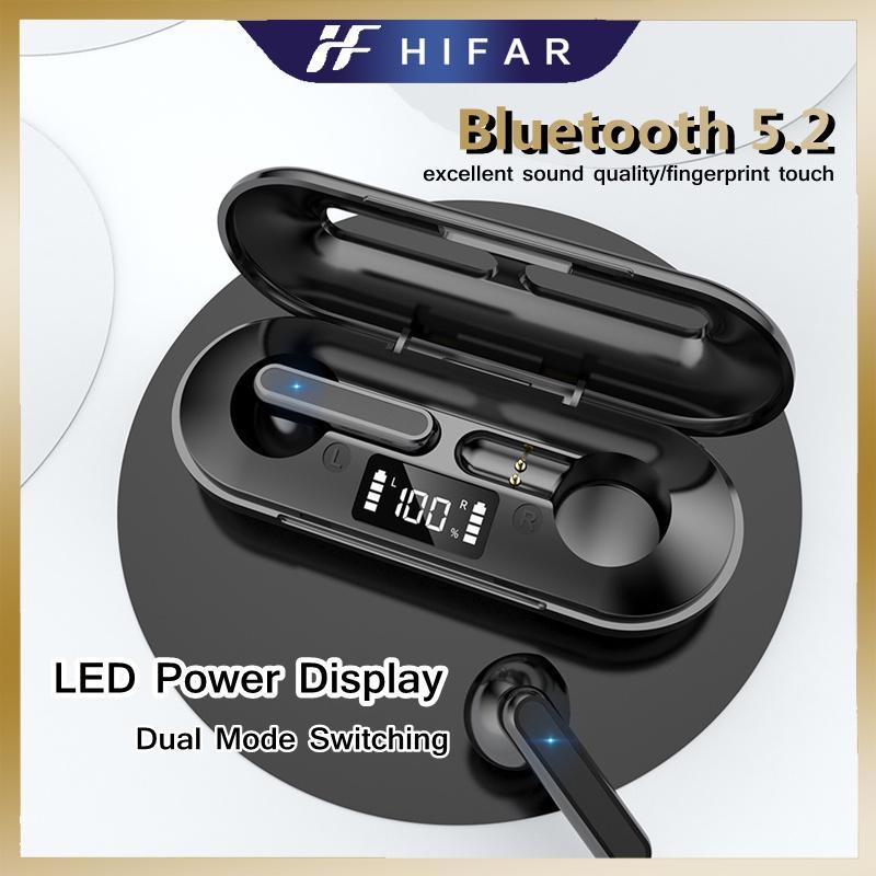 Tai Nghe Nhét Tai Bluetooth 5.2 Không Dây Điều Khiển Cảm Ứng Chống Nước Cho Điện Thoại iPhone Android