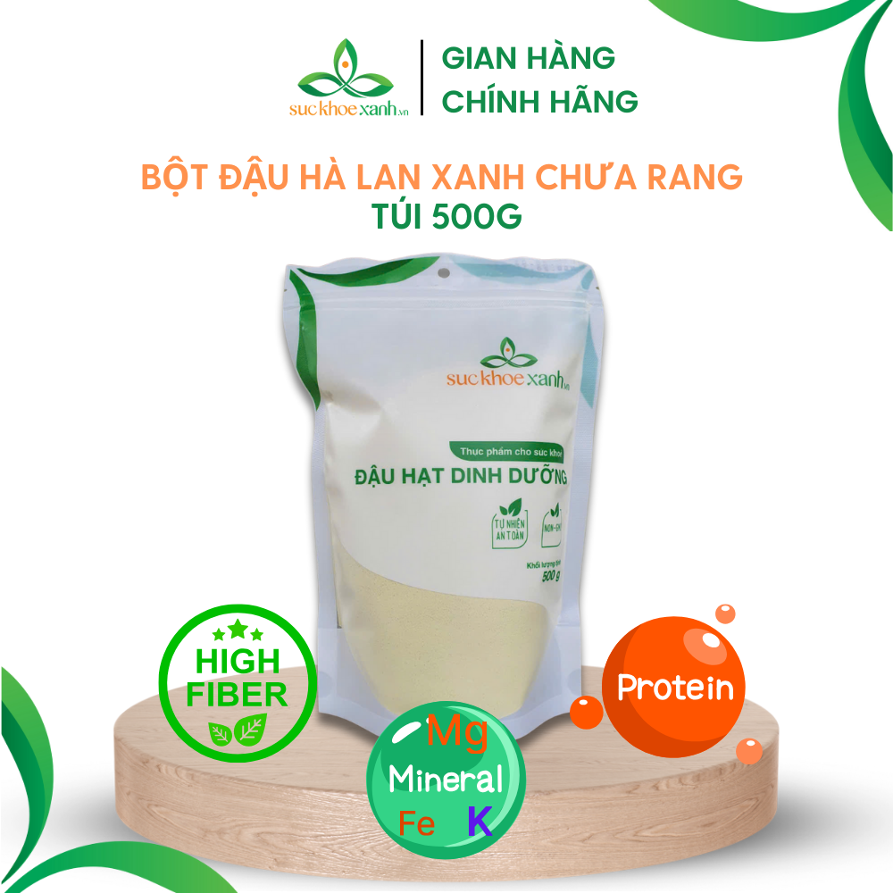 Bột đậu Hà lan xanh tự nhiên Canada