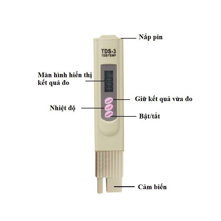 Thiết bị kiểm tra độ tinh khiết của nước TDS-3