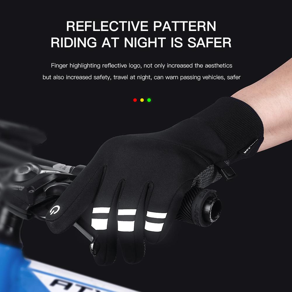 Mùa Đông Handschoenen Nam Nữ Trượt Tuyết Găng Tay Chống Thấm Nước Chống Gió Xe Đạp MTB Găng Tay Giữ Nhiệt Ấm Áp Cảm Ứng Không Trơn Trượt Tuyết Găng Tay Thể Thao