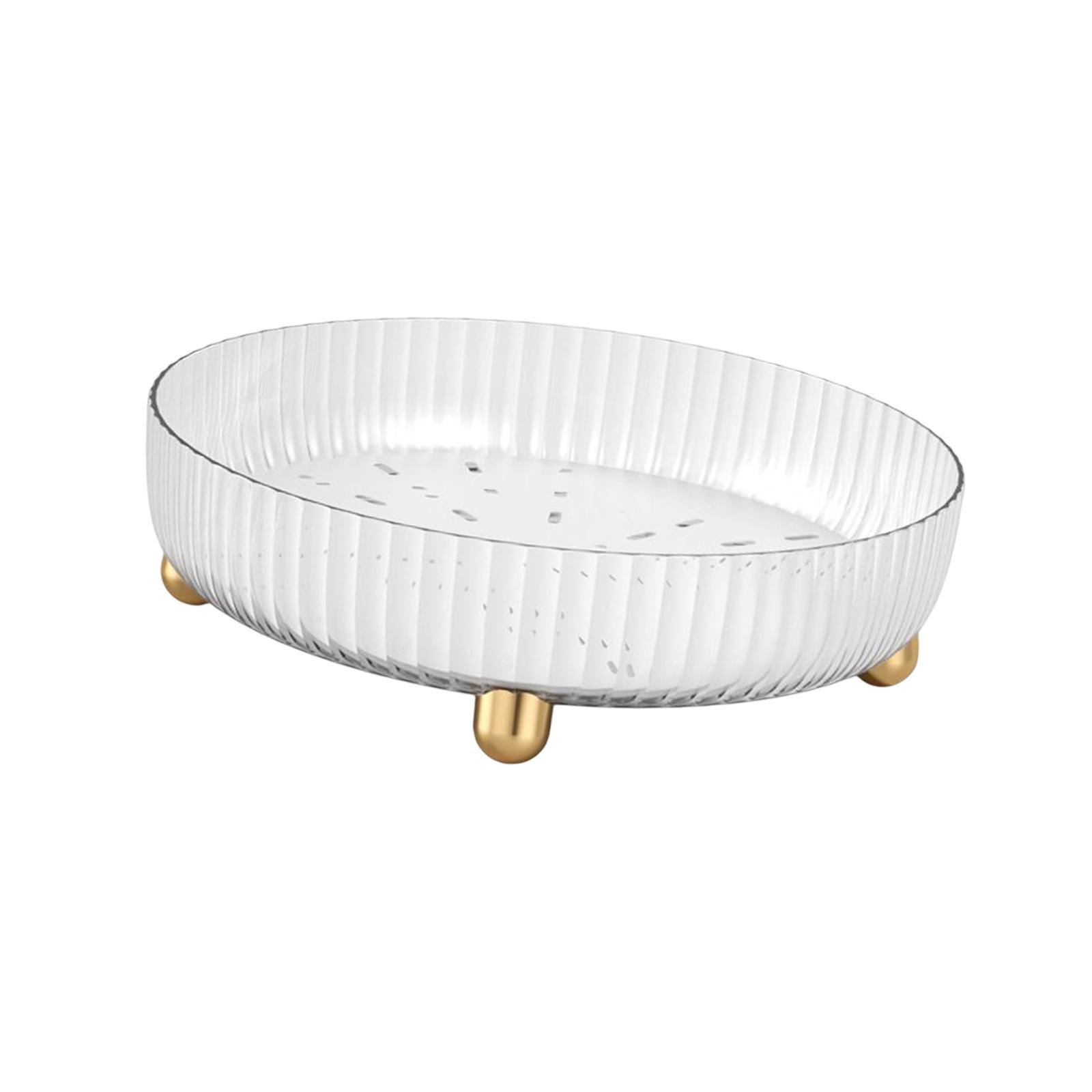 Fruit Plate Bathroom Countertop Organizer Cosmetic Storage Tray for Bathroom