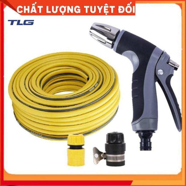 Bộ dây và vòi xịt tăng áp rửa xe tưới cây 206817