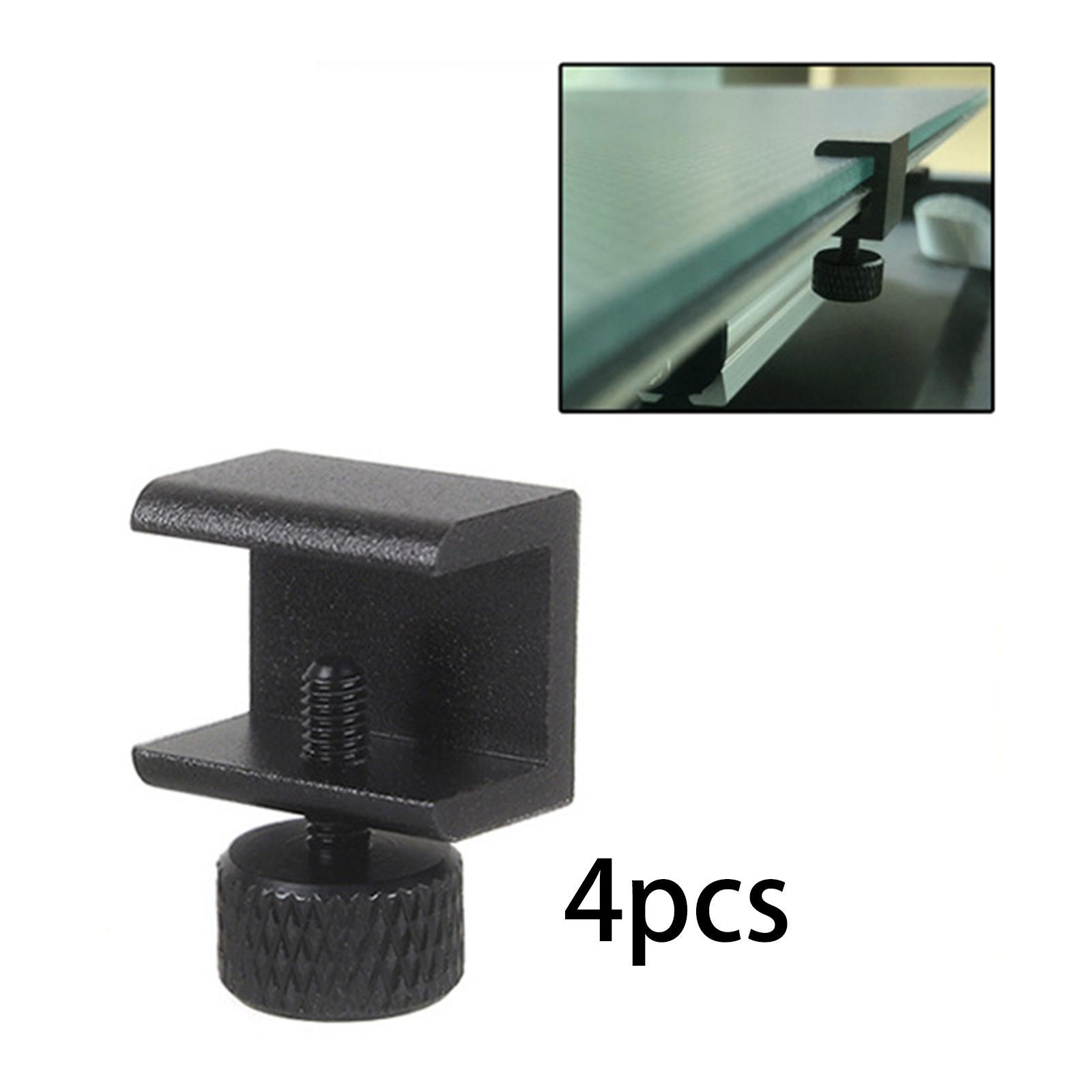 4 Pieces 3D Printer Glass Bed Clips Replace Professional for Most 3D Printer