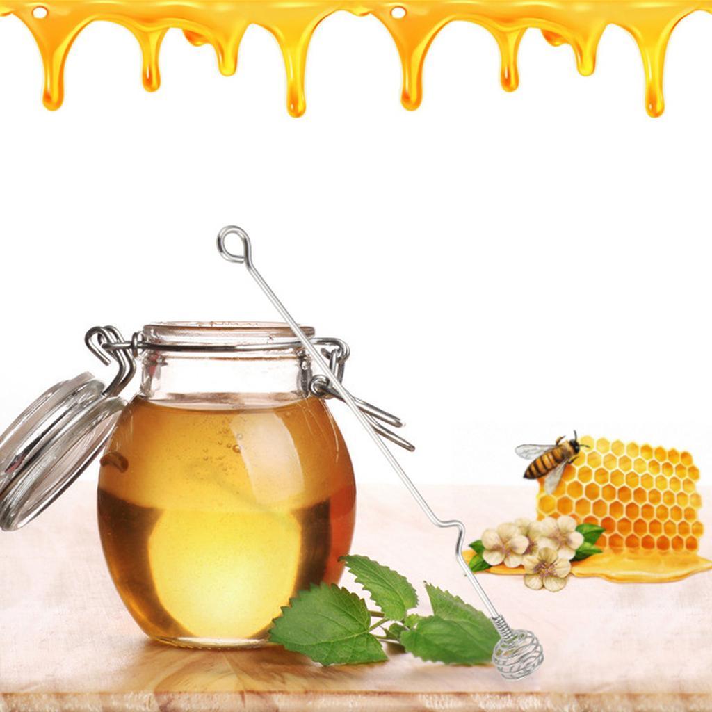 Stainless Steel Honey Dipper Spoon Stirring Stick Bar Stirring Stick 24.5cm