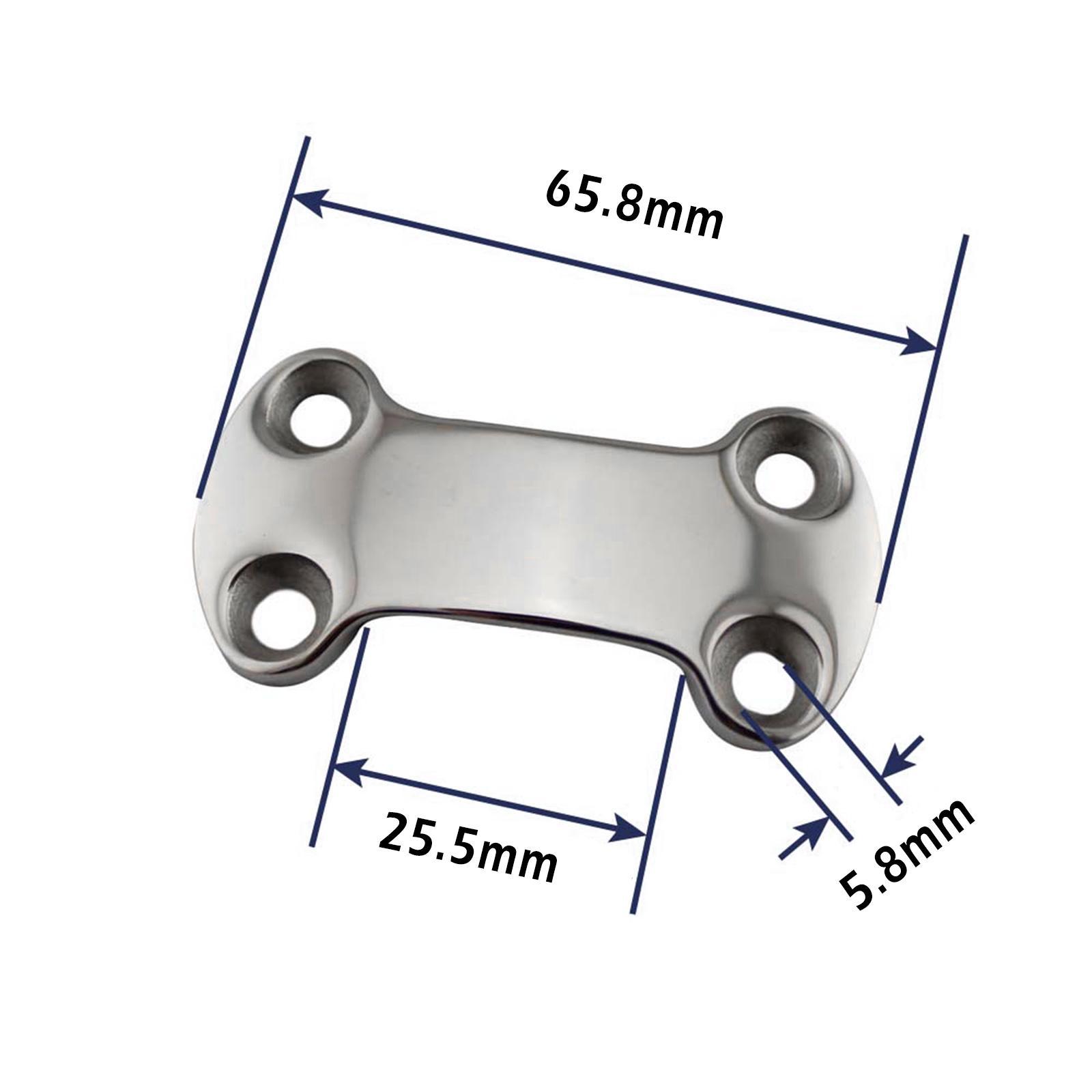 2X Flat Straight Brace Metal Bracket Chair Bookshelf Shelf Furniture Fixing