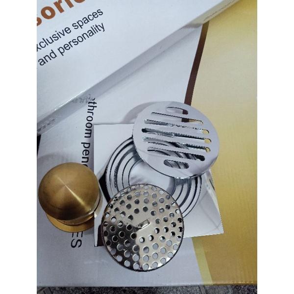 Phễu thoát sàn đồng mạ Chrome đáy hình thoi bằng đồng cao cấp HG05.chống mùi hôi tuyệt đối