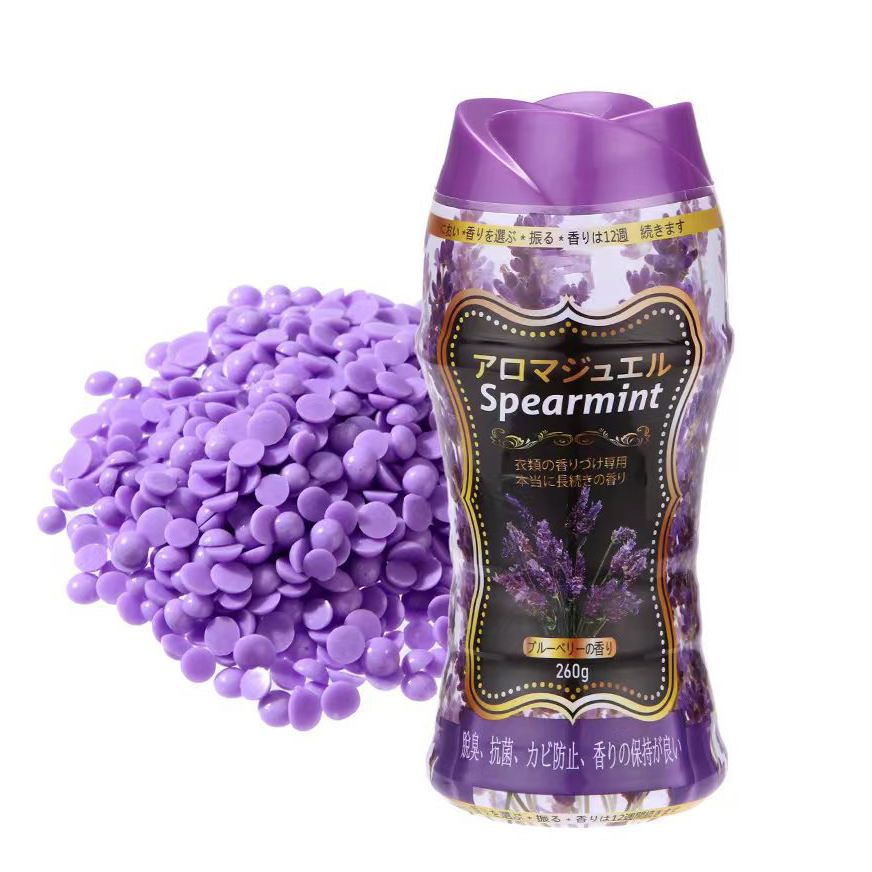 Hạt xả thơm làm mềm quần áo Spearmint Nhật Bản 260g lưu giữ hương thơm, làm mềm vải