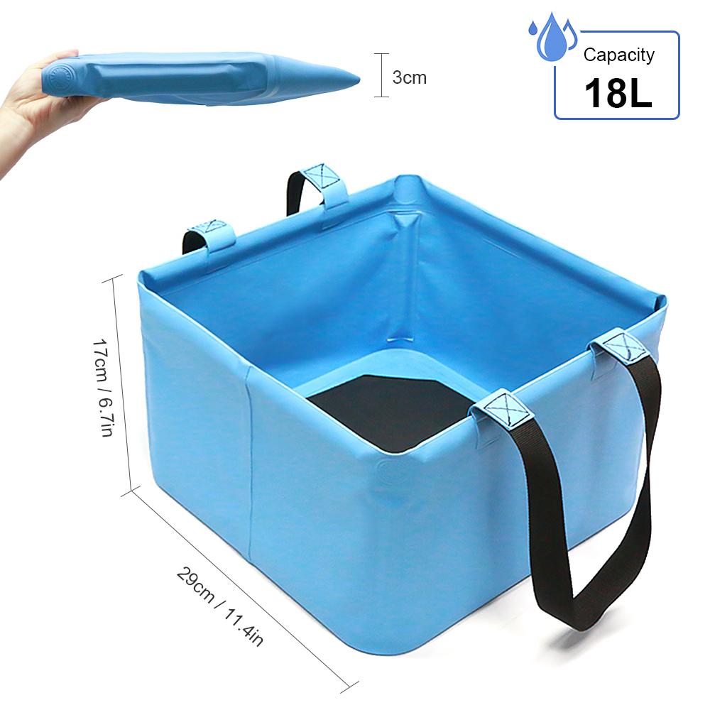 Hộp đi câu di động 18 lít, đa chức năng