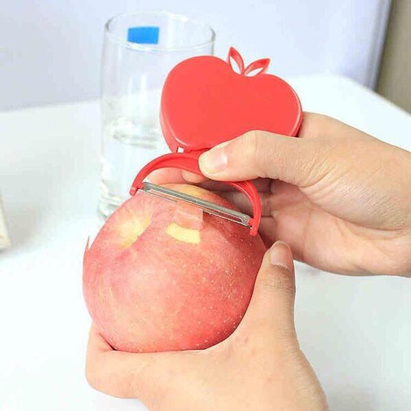 Dụng cụ nạo của quả gấp gọn hình trái táo