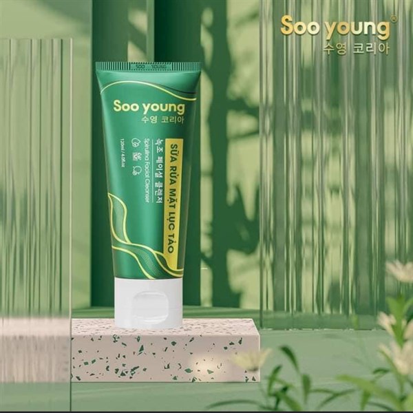 Sữa Rửa Mặt Lục Tảo Soo Yong 120ml 