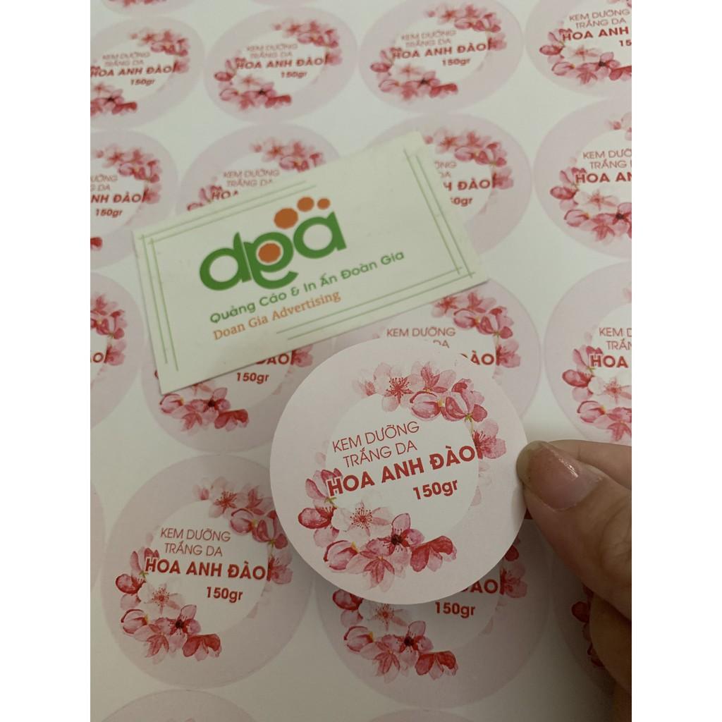 In Decal Sữa chống nước - dán - cắt sẳn theo yêu cầu A3 - đẹp - nhanh - rẻ