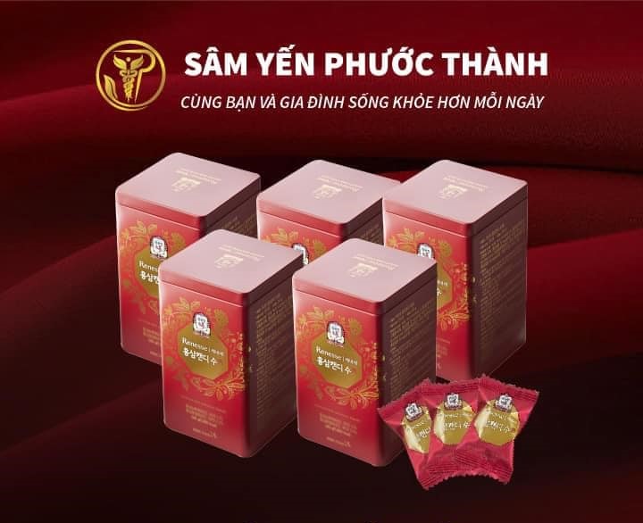 Kẹo hồng sâm KOREAN RED GINSENG Candy 240g- SYPT