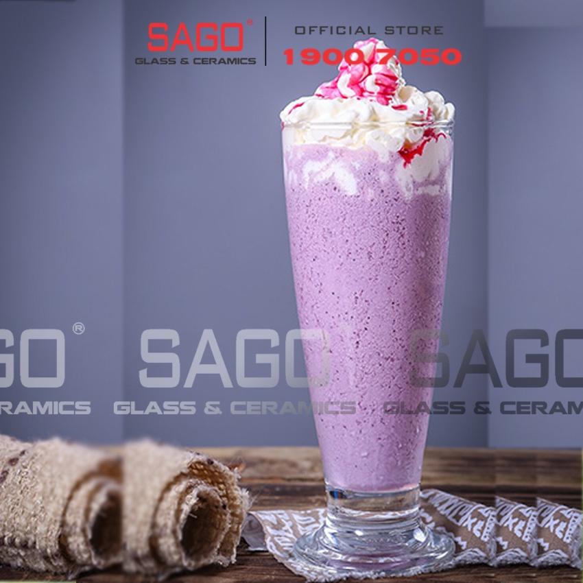 Ly Thủy Tinh  Tiara Footed 395ml | B17514 , Nhập Khẩu Thái Lan