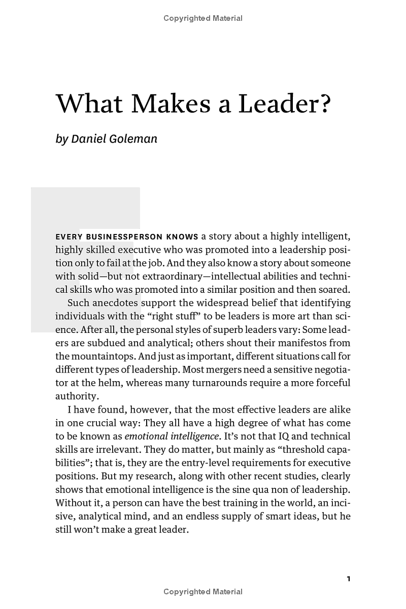 Harvard Business Review's 10 Must Reads On Emotional Intelligence