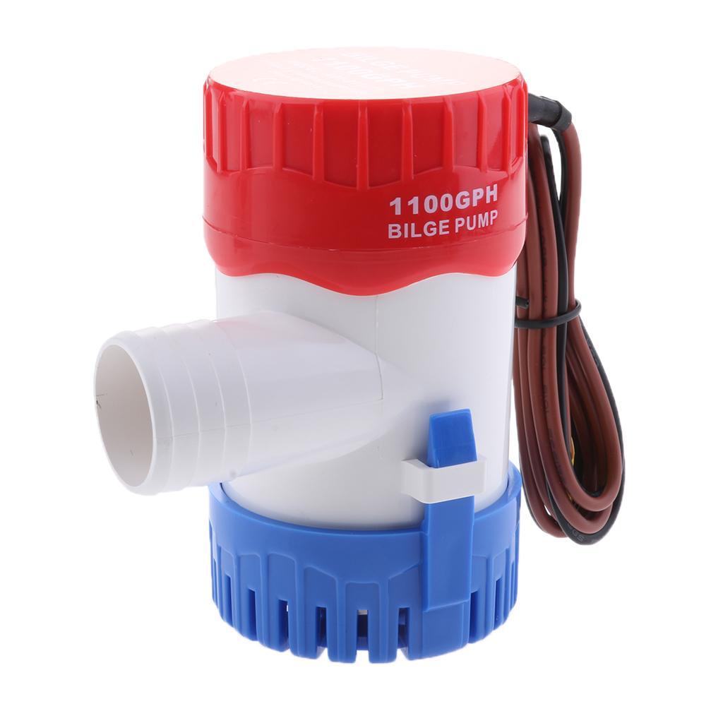 24V 1100GPH Boat Bilge Water Pump  Submersible Pump