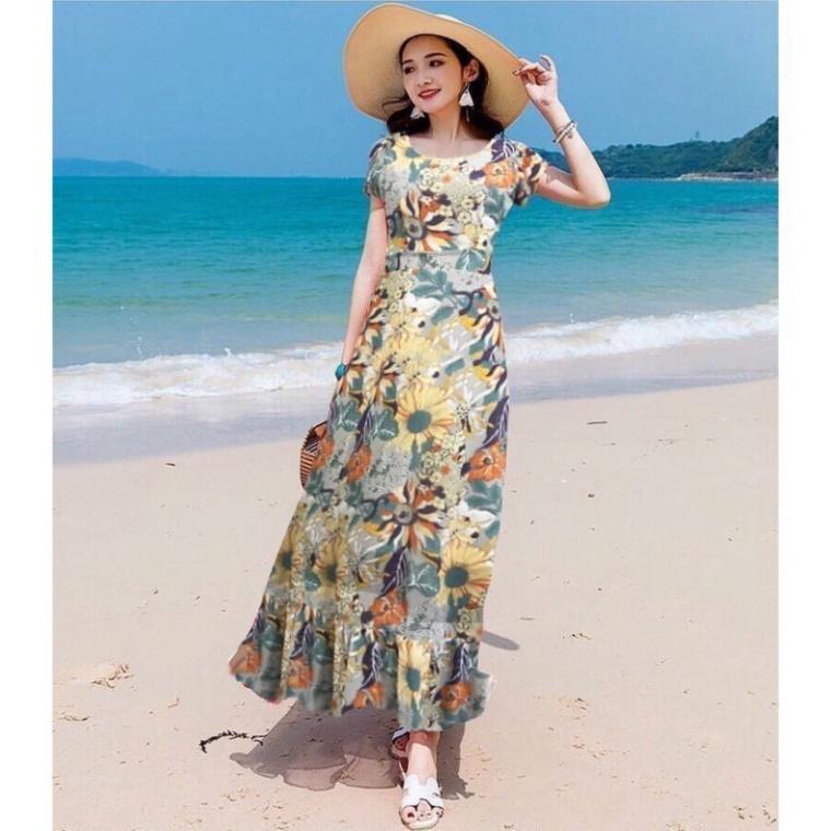 Đầm Váy Nữ Maxi Hoa Duyên Dáng - MH039