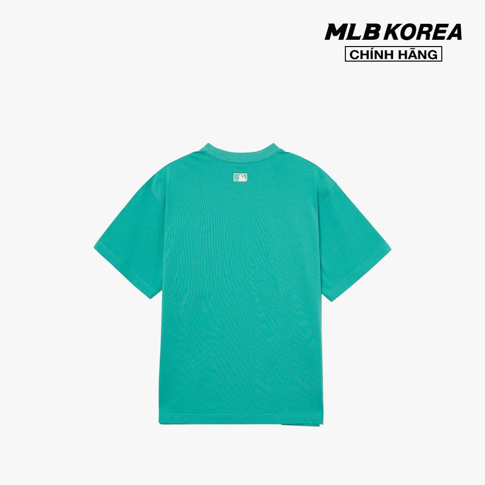 MLB - Áo thun unisex cổ tròn tay ngắn phom suông thời trang 3ATSP0133