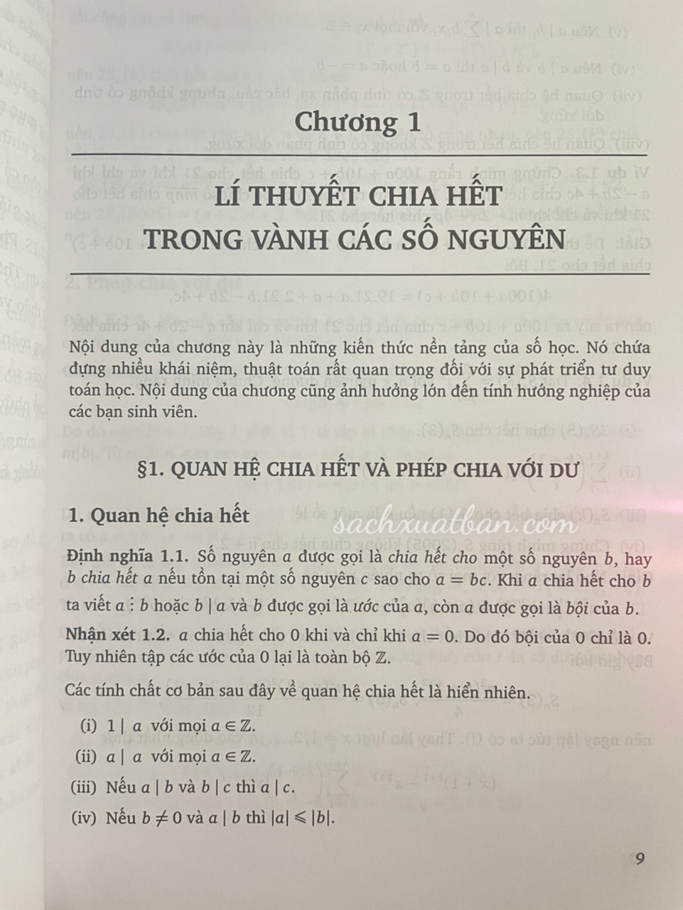 Combo 2 cuốn Cơ sở Lí thuyết số và Đa thức và Bài tập Cơ sở Lí thuyết số và Đa thức