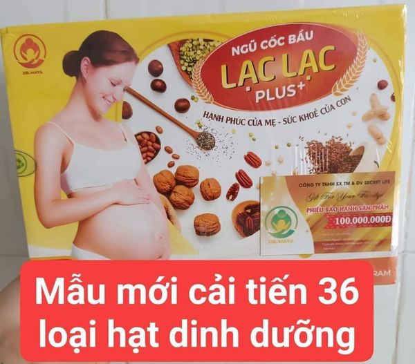 Ngũ cốc chuyên bầu Lạc Lạc plus hộp 30 gói/600gram- Tặng quà cho bé