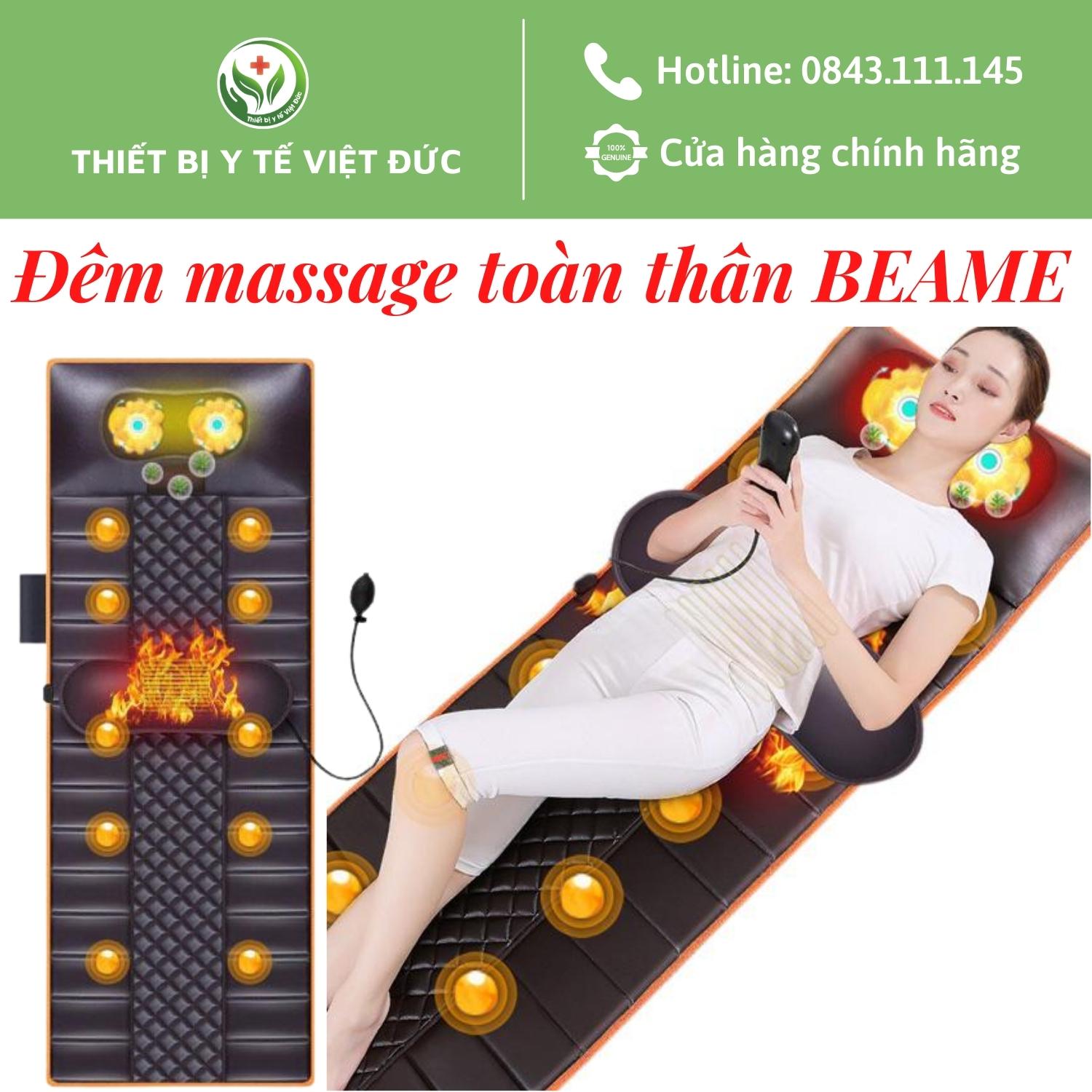 Nệm Massage Toàn Thân, Đệm Mát Xa Toàn Thân Nhật Bản Cao Cấp