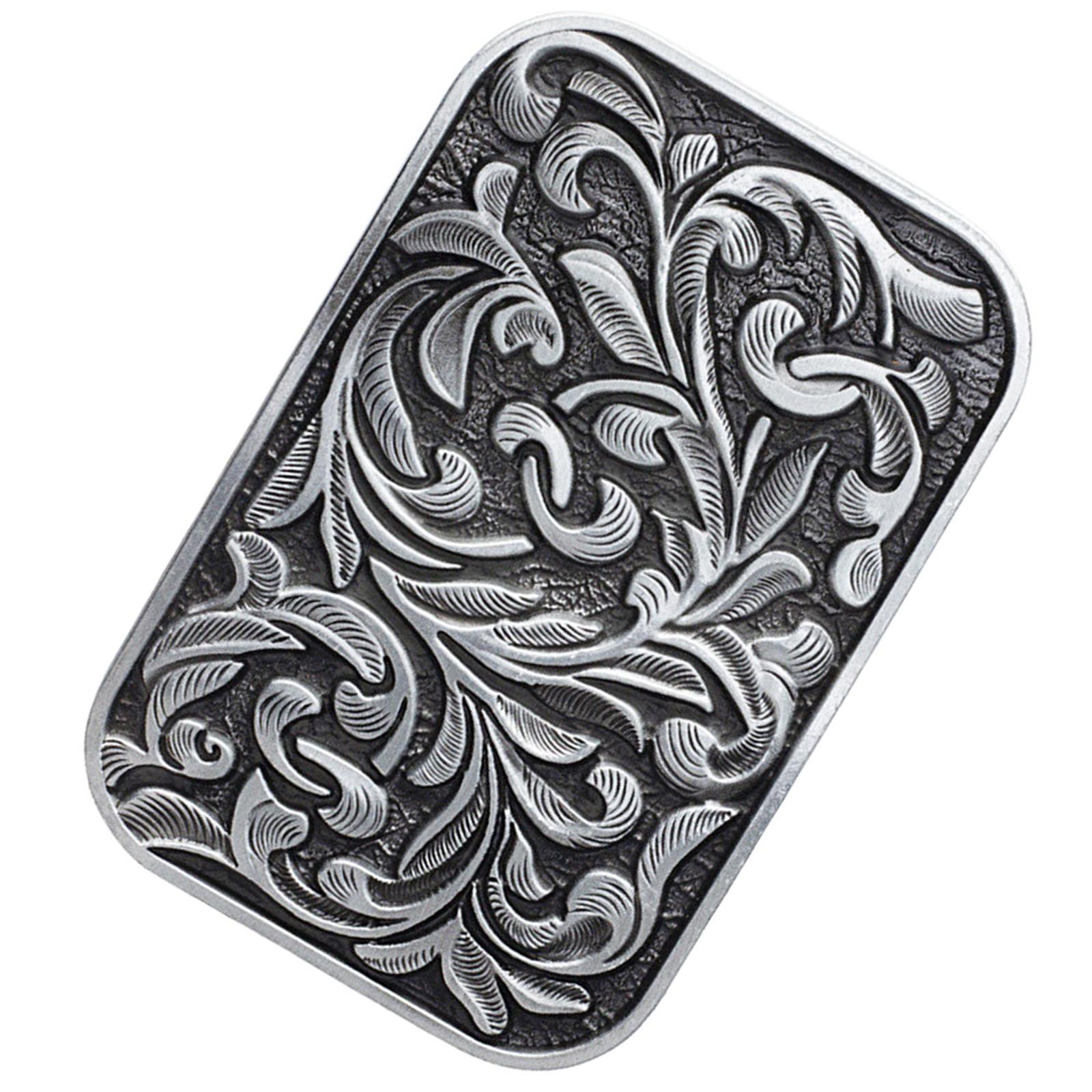 Western Cowboy Belt Buckle Retro Metal Antique Classic Buckle for Party Daily Use Gift