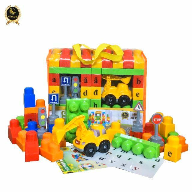 Xếp Hình Thông Minh - Vijago - Công Trình -