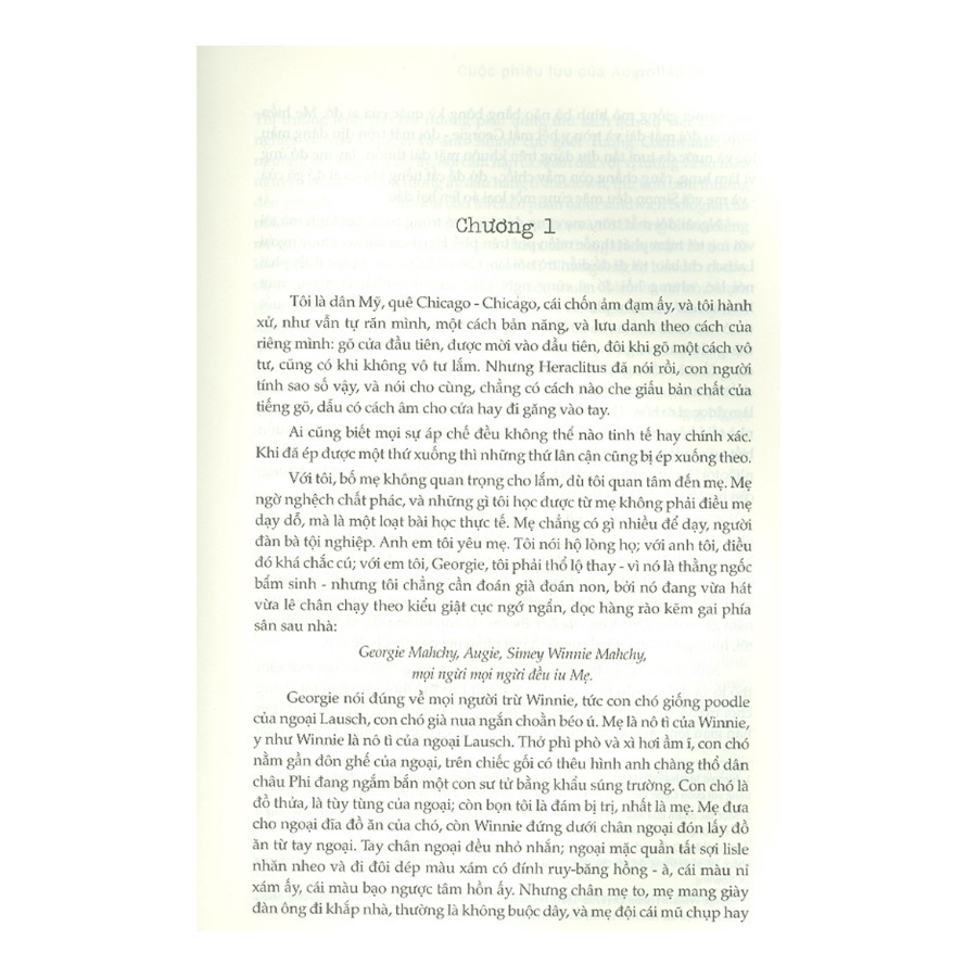 Cuộc Phiêu Lưu Của Augie March