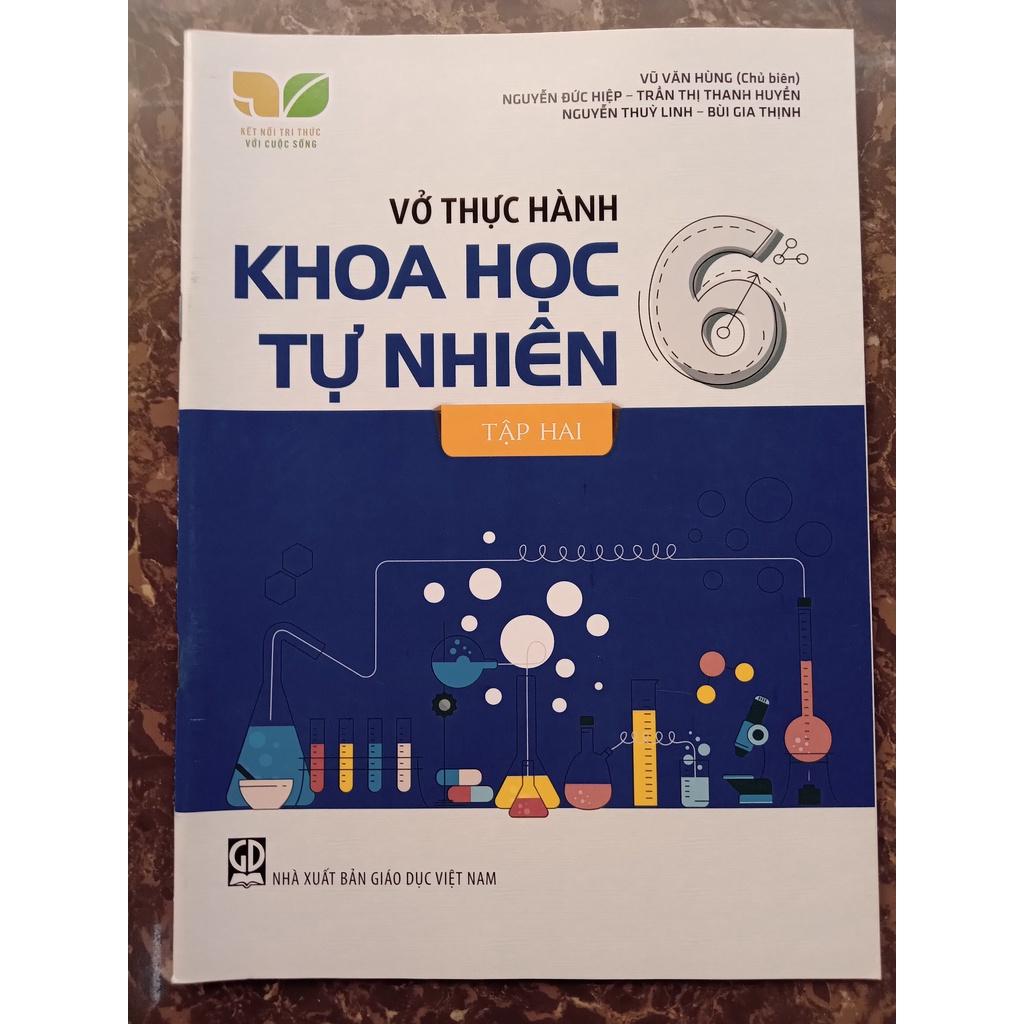 Sách - Combo Vở thực hành khoa học tự nhiên 6 (tập 1+2) - Kết nối tri thức với cuộc sống