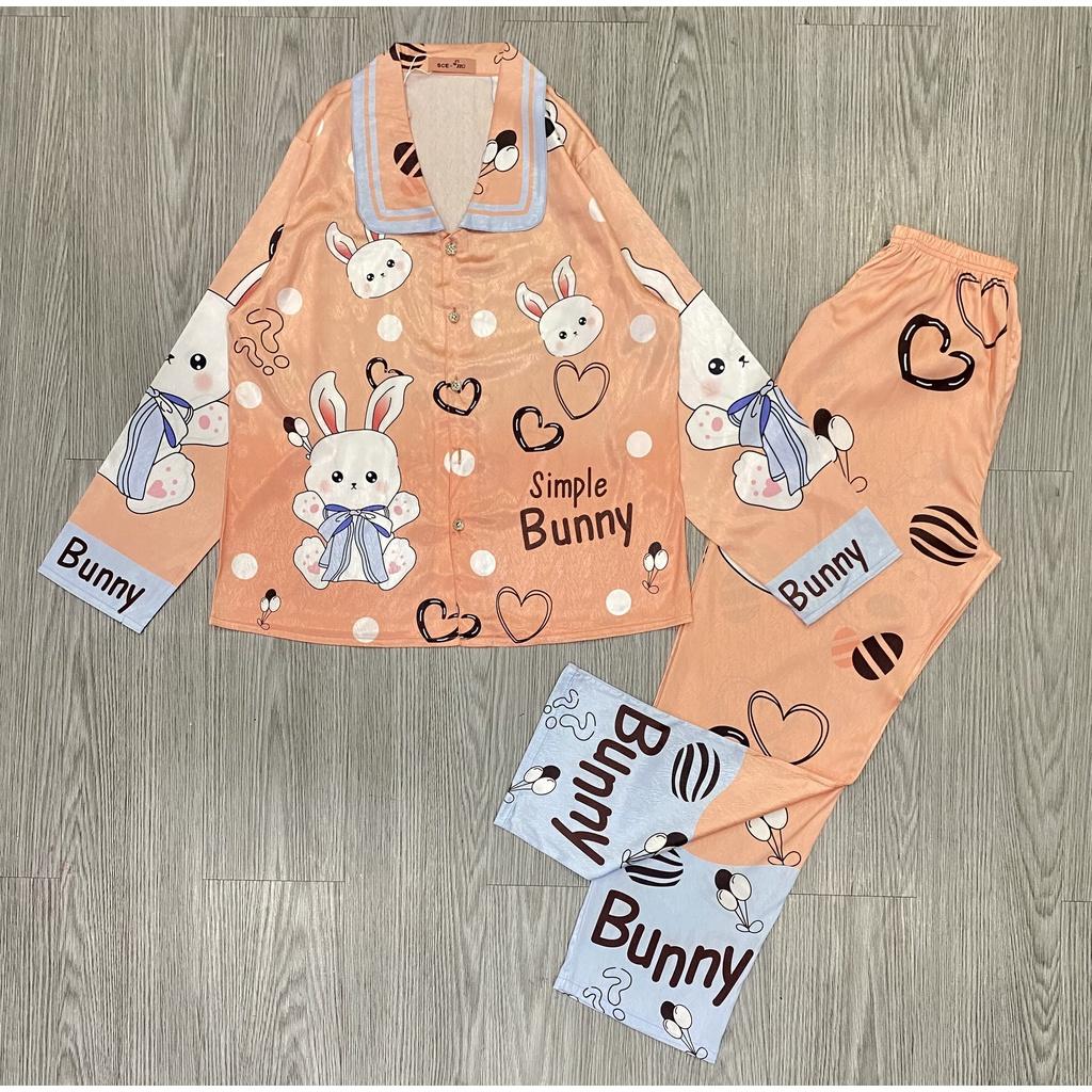 Đồ Bộ Pyjama lụa xước ánh kim cao cấp chuẩn loại 1