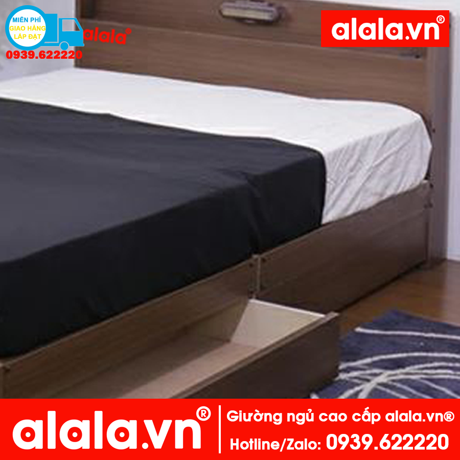 Giường ngủ ALALA cao cấp 1m4 x 2m - Thương hiệu alala.vn - ALALA31