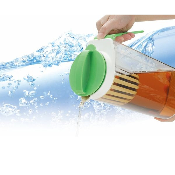 Bình nước tách bã trà thông minh màu xanh cao cấp Nội địa NHẬT BẢN