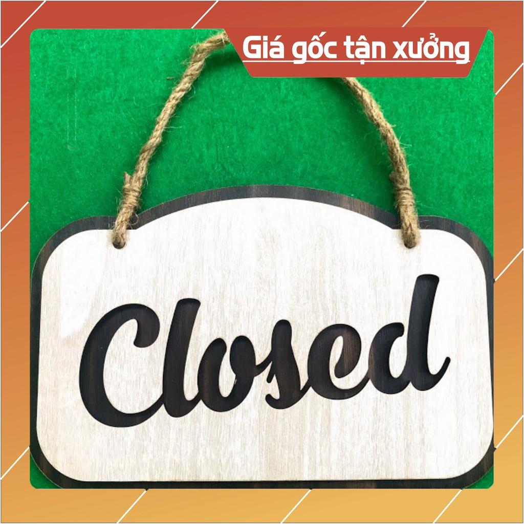 Bảng closed gỗ treo tường