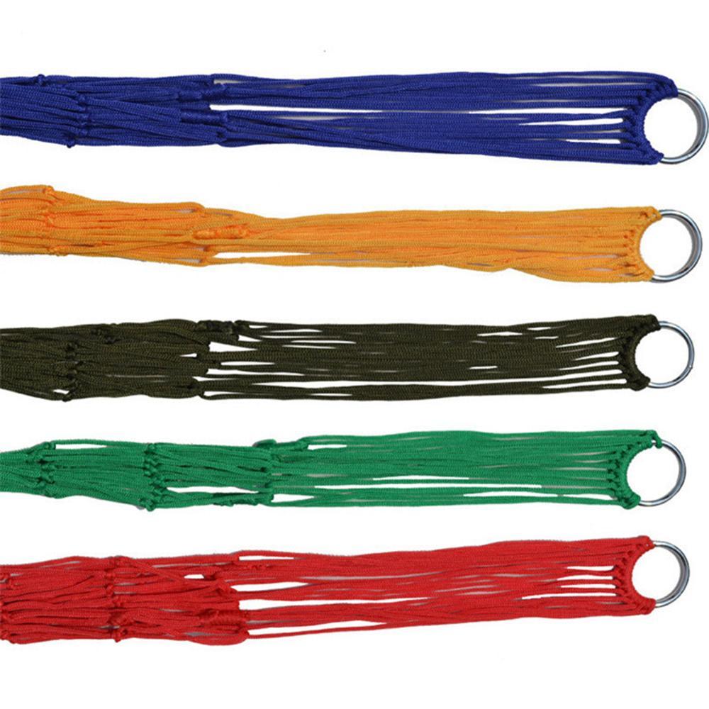 Mới Ngoài Trời Trong Nhà Nylon Võng Lưới Dây Cắm Trại Võng Vườn Bộ Cờ Ngủ Treo Giường Treo Ghế