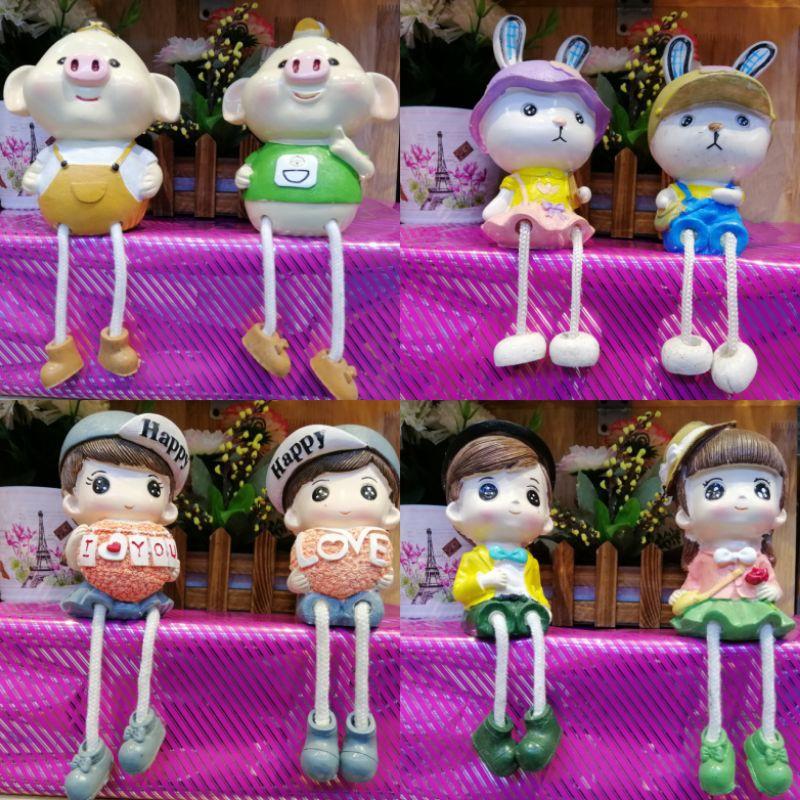 TƯỢNG CẶP ĐÔI LOVE CHÂN DÀI CUTE