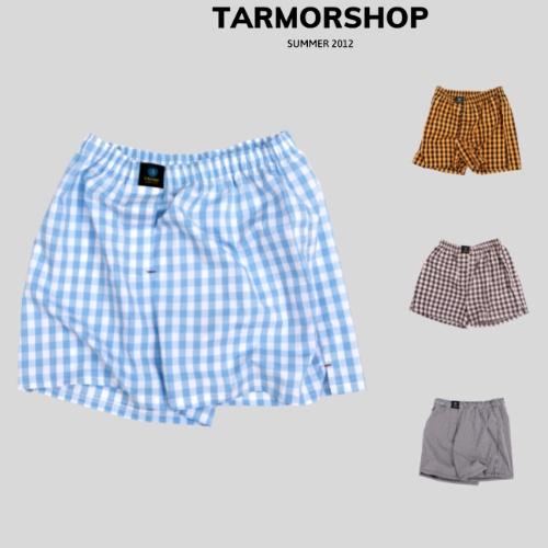 Quần Short Nam TARMOR , Quần Đùi Nam Mặc Nhà Được May Với Chất Liệu Vải KATE Mát Mịn , Mặc Nhà , Mặc Ngủ